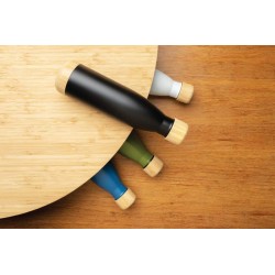 Nerezová termo lahev s bambusovými detaily