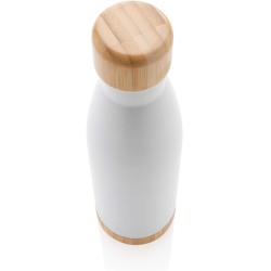 Nerezová termo lahev s bambusovými detaily