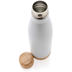 Nerezová termo lahev s bambusovými detaily