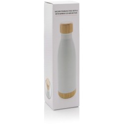 Nerezová termo lahev s bambusovými detaily