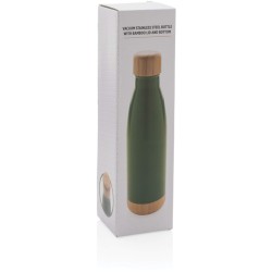 Nerezová termo lahev s bambusovými detaily