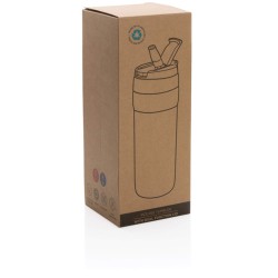 Termo lahev z RCS recyklované oceli s duálním uzávěrem