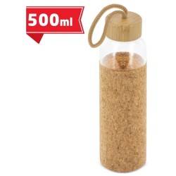Skleněná lahev s korkem