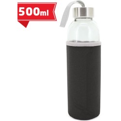 Průhledná láhev skleněná