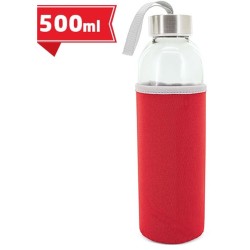 Průhledná láhev skleněná