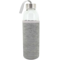 Průhledná láhev skleněná