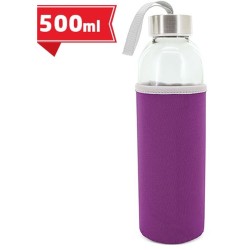 Průhledná láhev skleněná