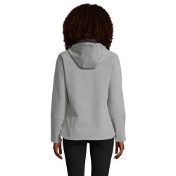 SOL'S REPLAY WOMEN, dámská softshellová bunda s kapucí 340 g/m2