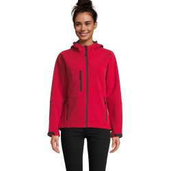 SOL'S REPLAY WOMEN, dámská softshellová bunda s kapucí 340 g/m2