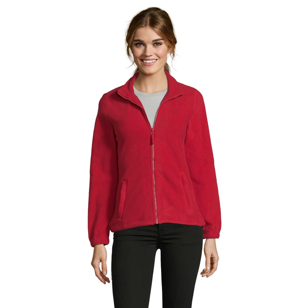 SOL'S NORTH WOMEN, DÁMSKÁ ZIPPED FLEECE  BUNDA 300 g/m2