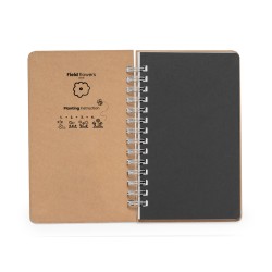 Astrida Kroužkový zápisník A5 se semínky