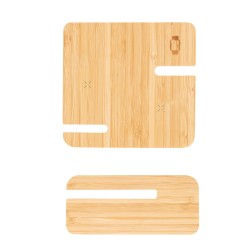 Hamsy Bambusová bezdrátová nabíječka