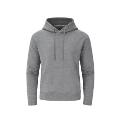 Dretius Unisexová mikina s kapucí z organické bavlny a recyklovaného polyesteru, fleece 280 g/m2