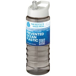 Sportovní lahev s výlevkovitým víčkem o objemu 750 ml  H2O Active Eco Treble