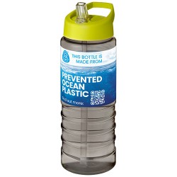 Sportovní lahev s výlevkovitým víčkem o objemu 750 ml  H2O Active Eco Treble