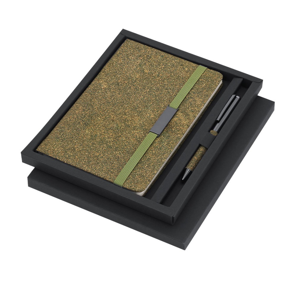 Malcon sada poznámkového bloku a pera