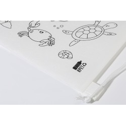 Zocolo Sáček na šňůrky RPET na vybarvování, zvířata