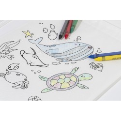 Zocolo Sáček na šňůrky RPET na vybarvování, zvířata