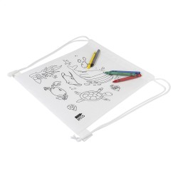 Zocolo Sáček na šňůrky RPET na vybarvování, zvířata