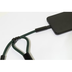 CuffCharge 60W RPET kabel s náramkem na mobil