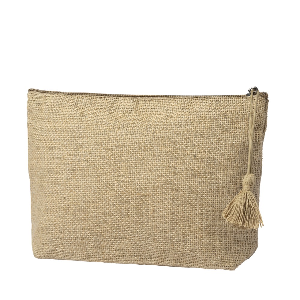 Lindak Kosmetická taška z laminované juty