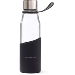 Štíhlá skleněná láhev na vodu VINGA