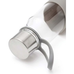 Štíhlá skleněná láhev na vodu VINGA