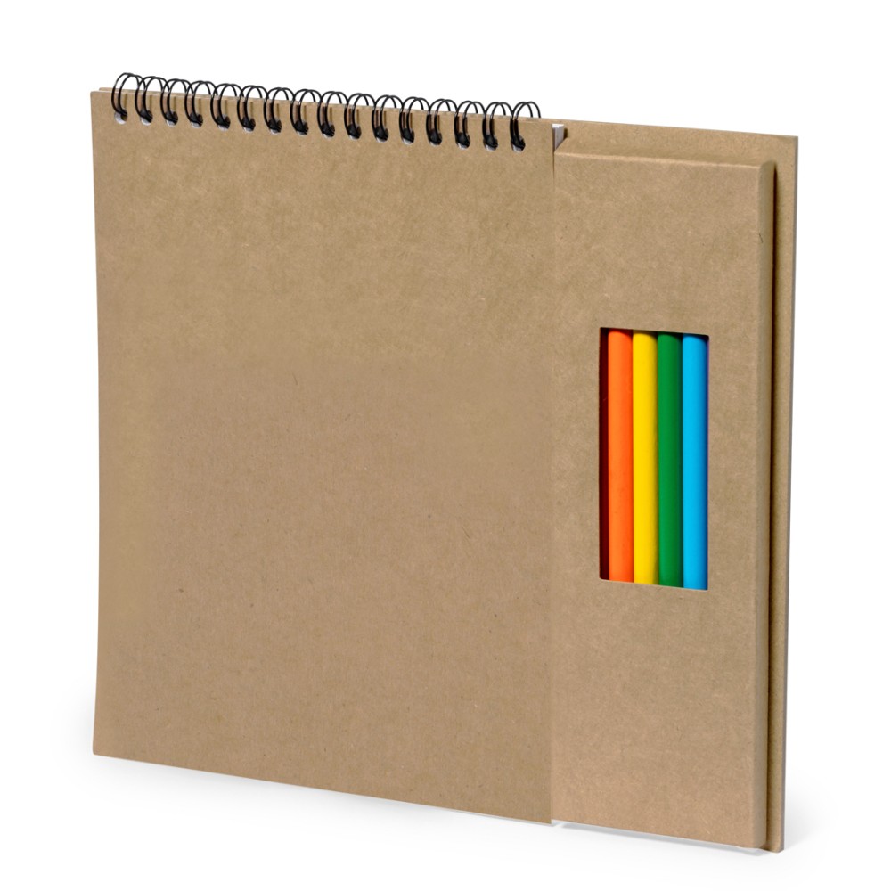 Mertens Sada pastelek a zápisníku