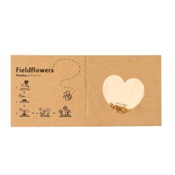 Liani Srdce se semeny divokých květin