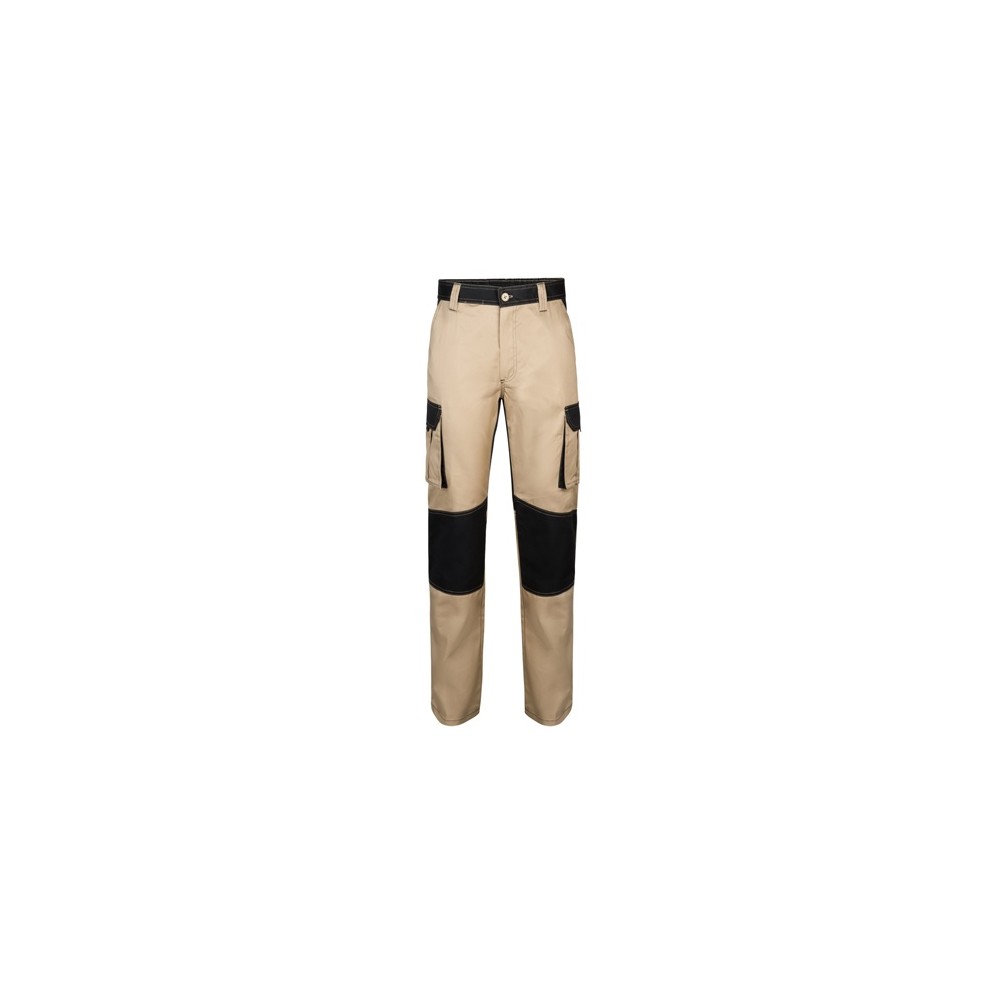 VL NJORD. Dvoubarevné keprové kalhoty s mnoha kapsami (240 g/m²), z bavlny (35 %) a polyesteru (65 %)