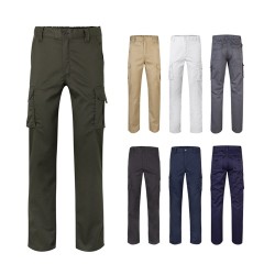 VL PAN. Strečové kalhoty s mnoha kapsami (290 g/m²), z bavlny (46 %), EME (38 %) a polyesteru (16 %)