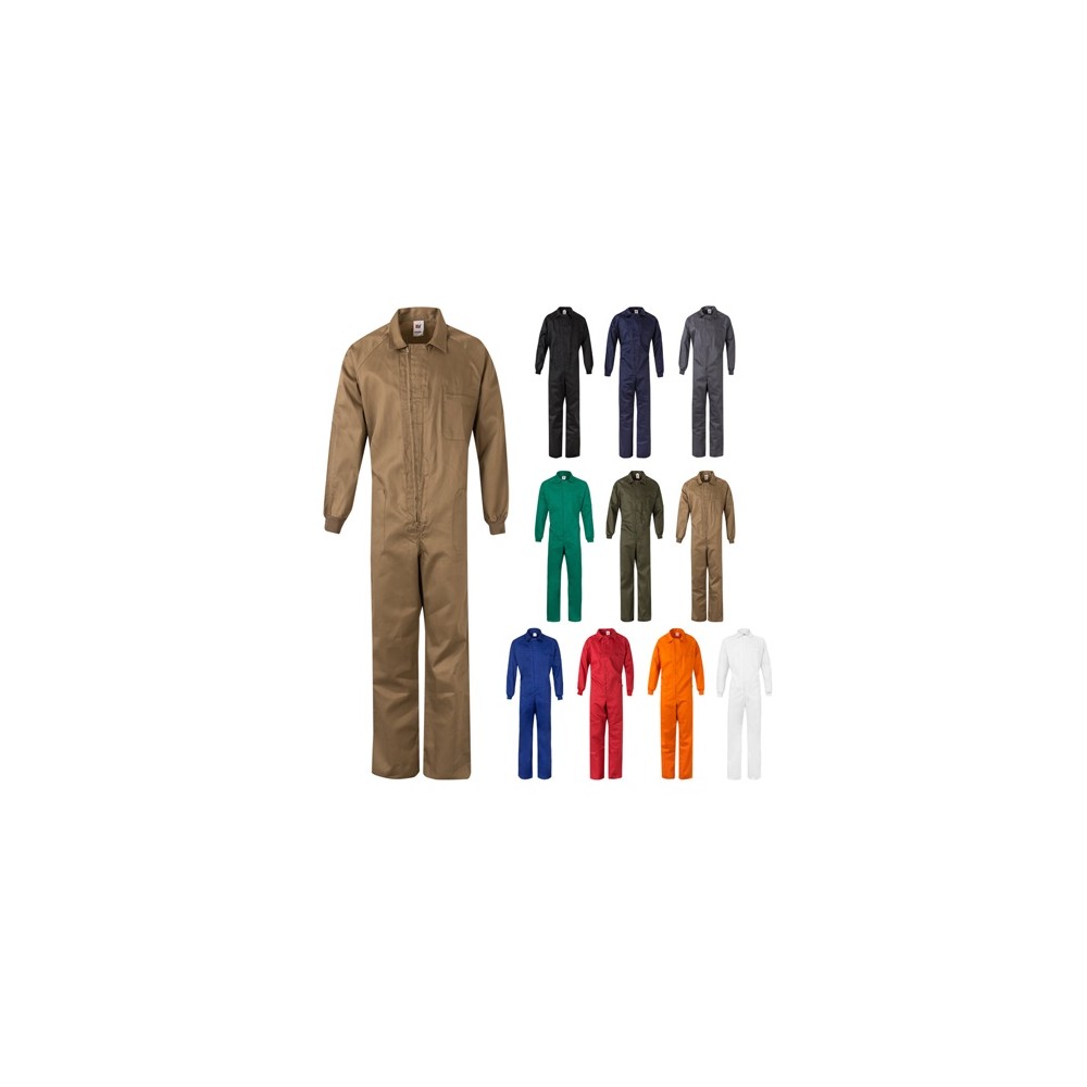 VL YAMA. Keprová kombinéza (200 g/m²) z bavlny (35 %) a polyesteru (65 %)