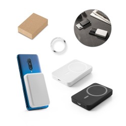 AMPERE 5. Magnetická power banka 5000 mAh s 15W superrychlou bezdrátovou nabíječkou