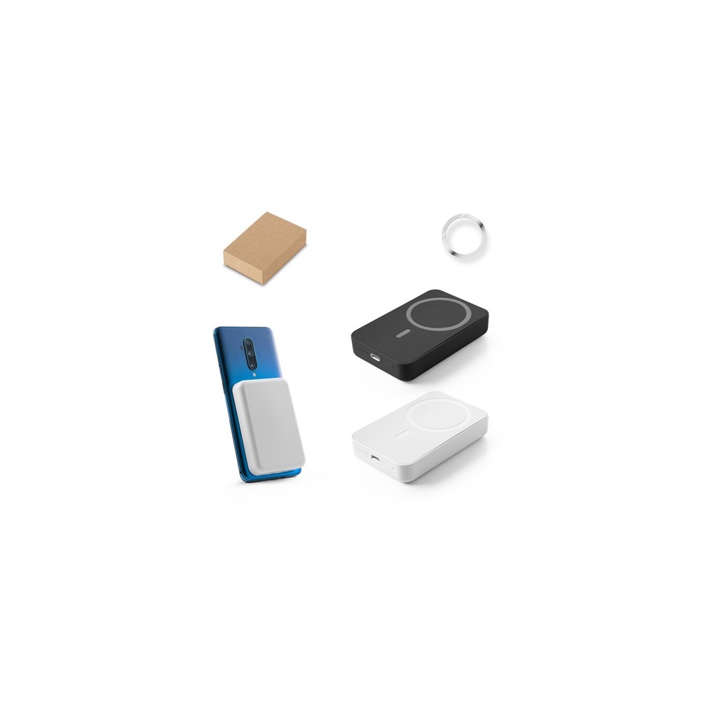 AMPERE 10. 10000 mAh magnetická power banka s 15W superrychlou bezdrátovou nabíječkou