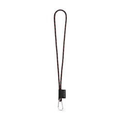 Trubkový lanyard s karabinou ve tvaru D 55 mm