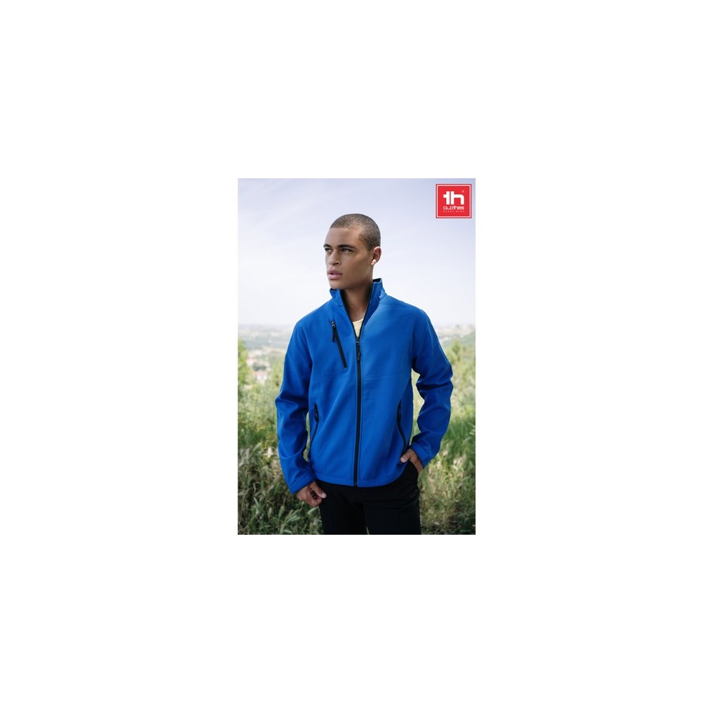 THC EANES. Softshellová bunda (unisex) z polyesteru a elastanu
