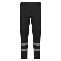 VL DIONYSUS. Strečové kalhoty s kapsami (240 g/m²), z bavlny (46 %), EME (38 %) a polyesteru (16 %)