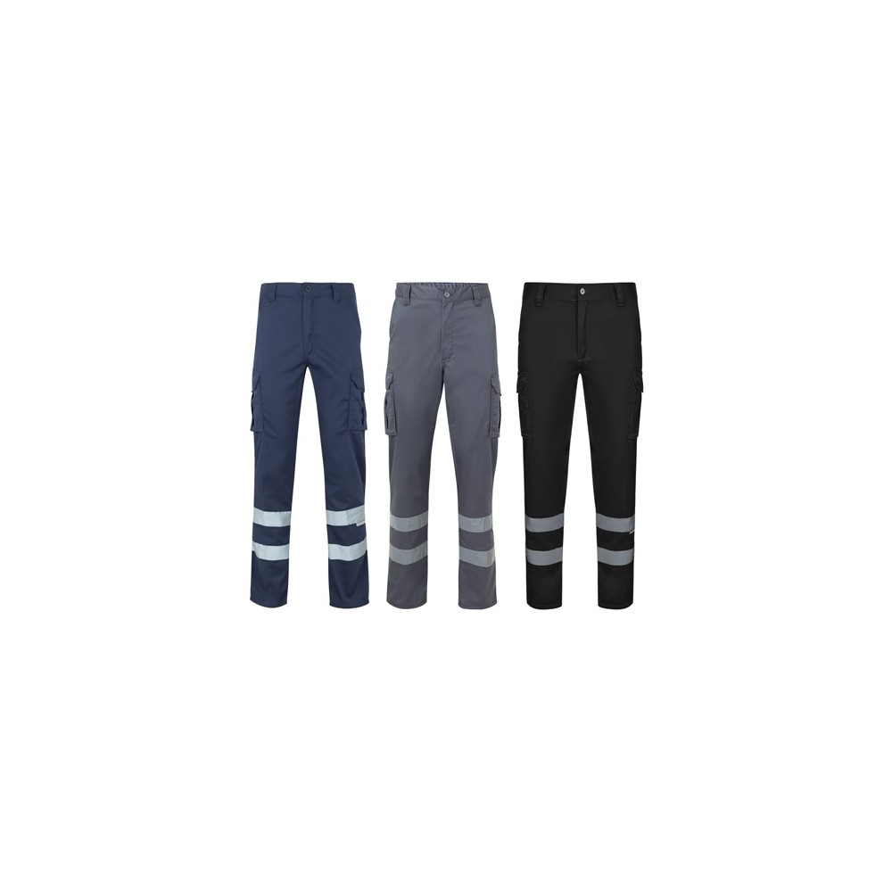 VL DIONYSUS. Strečové kalhoty s kapsami (240 g/m²), z bavlny (46 %), EME (38 %) a polyesteru (16 %)