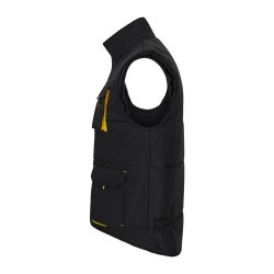 VL NERGAL. Vycpaná vesta, dvoubarevná, vícekapsová (120 g/m²), z polyesteru (100 %)