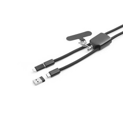 ZEWAIL. Šňůrka na krk s držákem na smartphone, USB-C kabelem a různými adaptéry