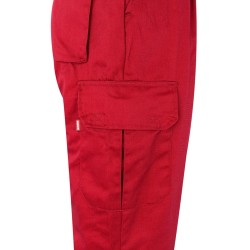 VL ATHENA. Dvoubarevné keprové kalhoty (210 g/m²), podšité, s mnoha kapsami, z bavlny (20 %) a polyesteru (80 %)