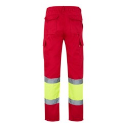 VL POSEIDON LARGE. Dvoubarevné keprové kalhoty s více kapsami (210 g/m²), z bavlny (20 %) a polyesteru (80 %)