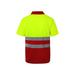 VL CUPID LARGE. Dvoubarevná polokošile z ptačí perspektivy (160 g/m²) s krátkým rukávem z polyesteru (100 %)