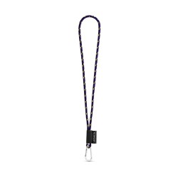 Trubkový lanyard s karabinou ve tvaru D 55 mm