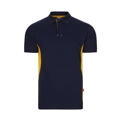 VL SUPAY. Dvoubarevná piké polokošile (180 g/m²), krátký rukáv, z bavlny (60 %) a polyesteru (40 %)