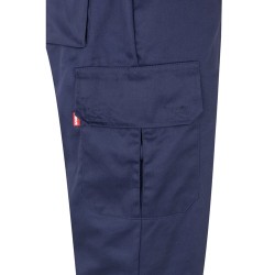 VL ATHENA. Dvoubarevné keprové kalhoty (210 g/m²), podšité, s mnoha kapsami, z bavlny (20 %) a polyesteru (80 %)