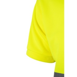 VL CUPID. Dvoubarevná polokošile z ptačí perspektivy (160 g/m²) s krátkým rukávem z polyesteru (100 %)