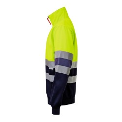 VL THOR. Dvoubarevná mikina (300 g/m²) z polyesterového fleecu (100 %)