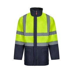 VL JUNO. Dvoubarevná parka 4v1 (180g/m²), z polyesteru (100%) s PU zátěrem