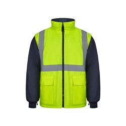 VL JUNO. Dvoubarevná parka 4v1 (180g/m²), z polyesteru (100%) s PU zátěrem